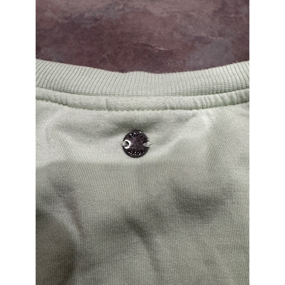 Roxy Womens Mint Green Sun Graphic Crew Neck Fleece Sweatshirt Size M - Picture 4 of 4